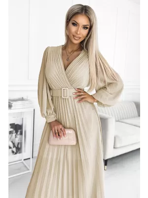 Rochie NUMOCO KLARA 414-8 BEJ