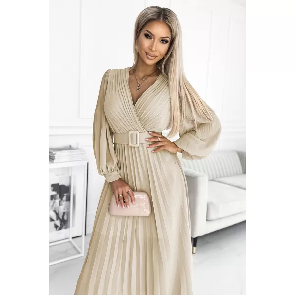  Rochie NUMOCO KLARA 414-8 BEJ 