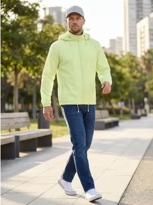 Jachetă pentru bărbați ALTISPORT NoPrint NP/ALM2311NJ GALBEN DESCHIS