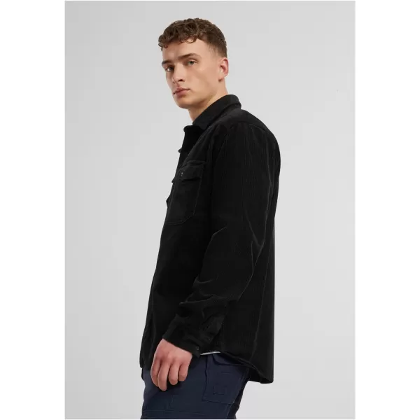  Cămaşă BRANDIT CORDUROY CLASSIC BD4035 NEGRU 