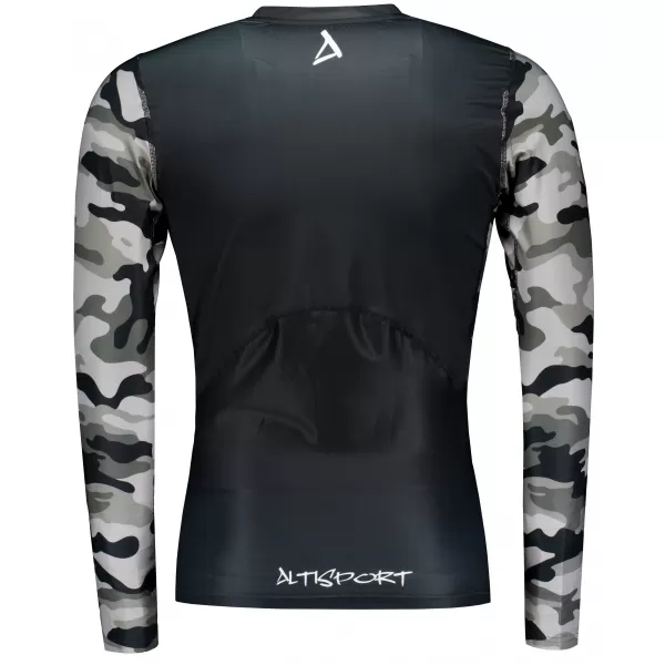  Compresia funcțională a bărbaților T -thirt premium ALTISPORT VOJ/ALM038TR03 GRI 