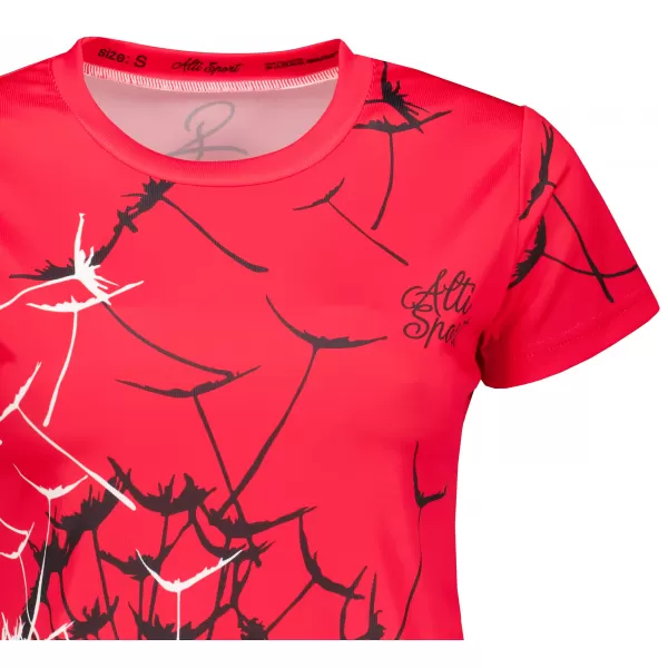  Tricou funcțional premium pentru femei ALTISPORT VOJ/ALW035TR01 NEGRU ROZ 