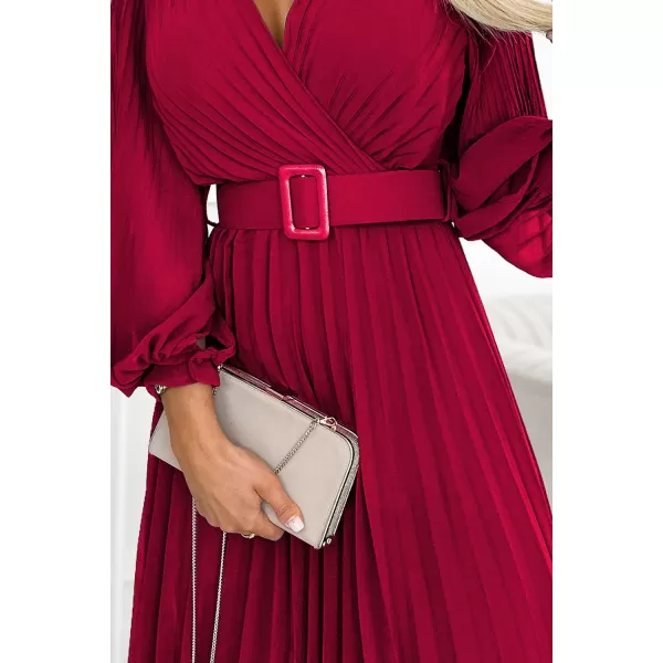  Rochie NUMOCO KLARA 414-9 ROŞU 