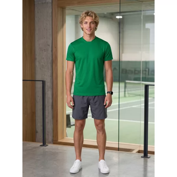  Tricou funcțional pentru bărbați ALTISPORT NoPrint NP/ALM421 VERDE MEDIU 