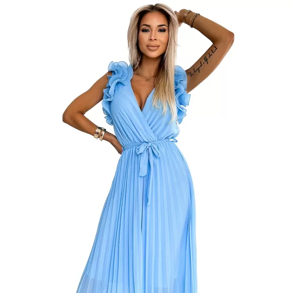  Rochie NUMOCO MIRABELLA 549-2 ALBASTRU 