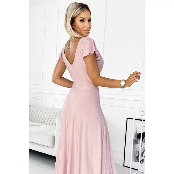  Rochie NUMOCO CRYSTAL 411-6 ROZ 