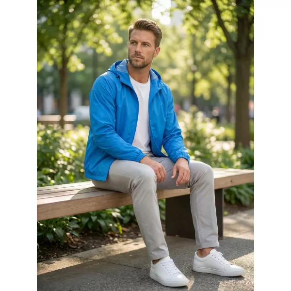  Jachetă pentru bărbați ALTISPORT NoPrint NP/ALM2311NJ ALBASTRU STRALUCITOR 