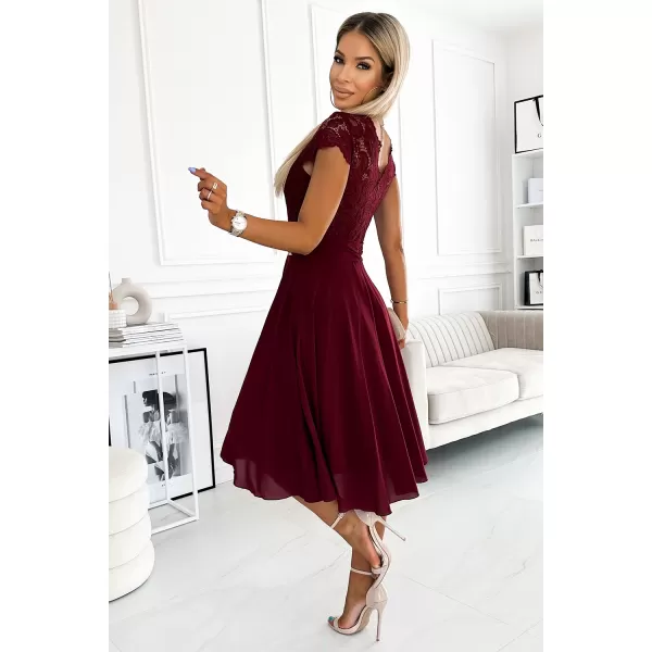  Rochie NUMOCO LINDA 381-5 ROŞU 