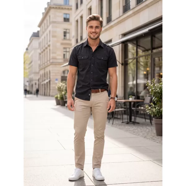  Cămaşă BRANDIT VINTAGE BD4024 NEGRU 