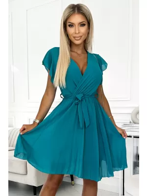 Rochie NUMOCO 424-1 ALBASTRU