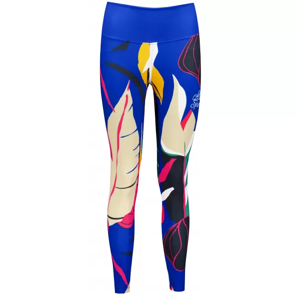  Jambiere funcționale lungi premium de damă ALTISPORT VOJ/ALW042LEG01 ALBASTRU 