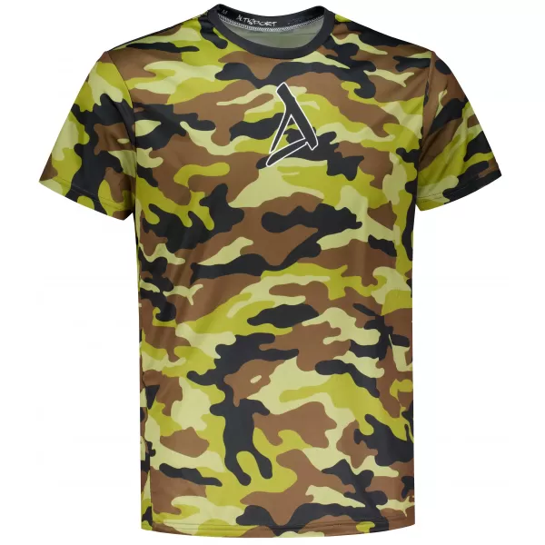  Tricou funcțional premium pentru bărbați ALTISPORT VOJ/ALM038TR01 ARMY VERDE 