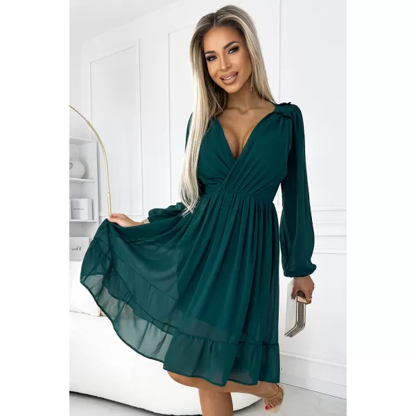  Rochie NUMOCO MILA 538-2 VERDE 