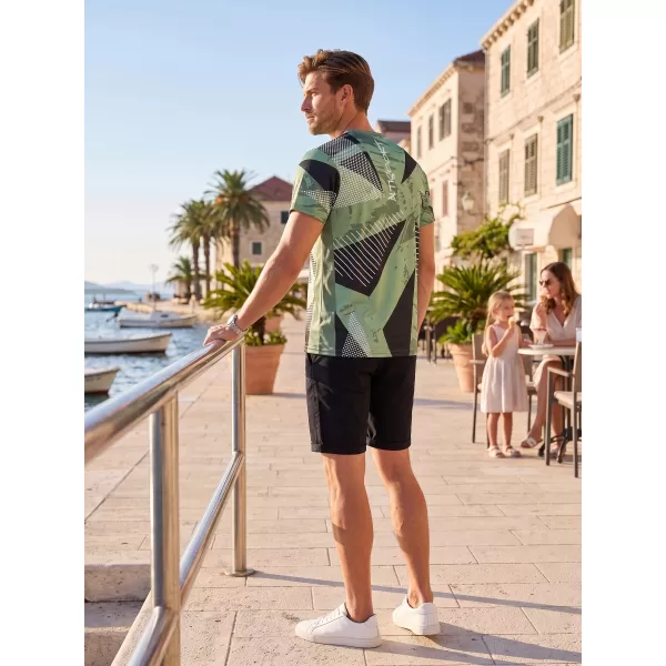  Tricou funcțional premium pentru bărbați ALTISPORT VOJ/ALM044TR01 KAKI/MILITAR 