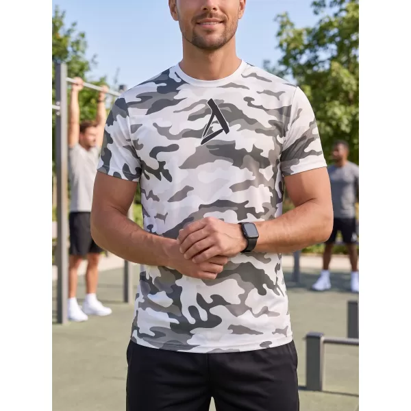  Tricou funcțional premium pentru bărbați ALTISPORT VOJ/ALM038TR01 ALB 