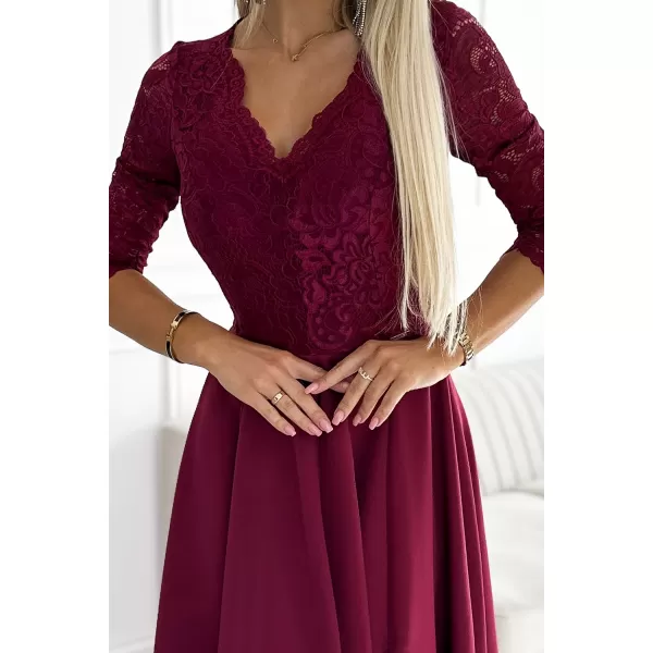  Rochie NUMOCO AMBER 309-9 ROŞU 