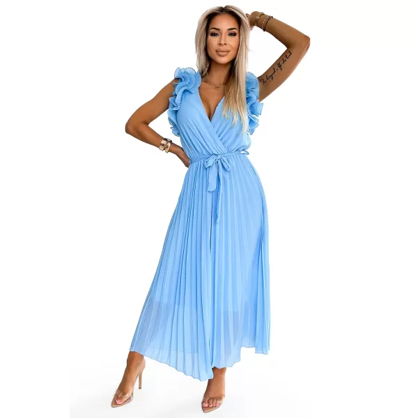  Rochie NUMOCO MIRABELLA 549-2 ALBASTRU 