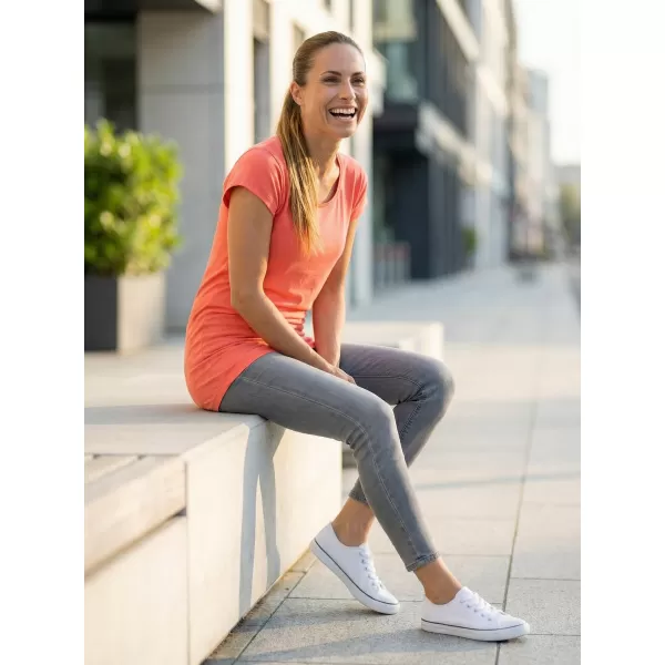  Tricou lung de damă ALTISPORT NoPrint NP/ALW321 CORAL 