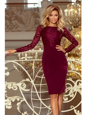 Rochie NUMOCO EMMA 216-3 ROŞU
