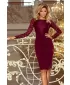 Rochie NUMOCO EMMA 216-3 ROŞU