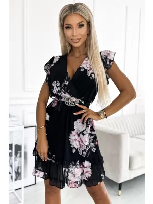 Rochie NUMOCO PATRIZIA 468-2 NEGRU