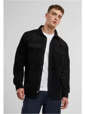 Cămaşă BRANDIT CORDUROY CLASSIC BD4035 NEGRU