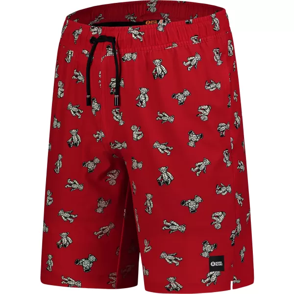  Pantaloni scurți de înot pentru bărbați NORDBLANC ATLANTIC NBSPM8020 ROŞU 
