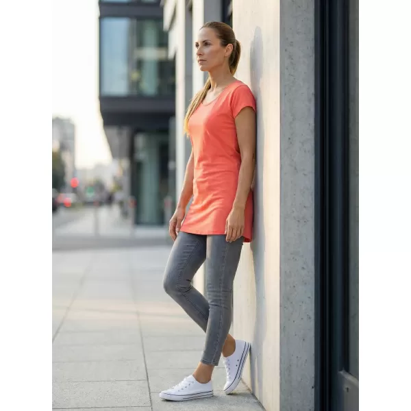  Tricou lung de damă ALTISPORT NoPrint NP/ALW321 CORAL 