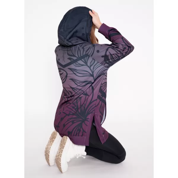  Hanorac funcțional premium pentru femei ALTISPORT VOJ/ALW045MI03 VIOLET/NEGRU 