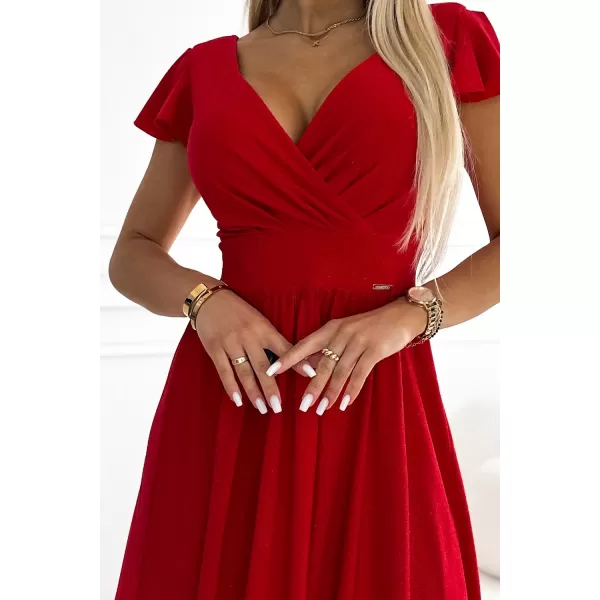  Rochie NUMOCO MATILDE 425-9 ROŞU 