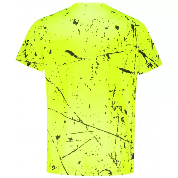  Tricou funcțional premium pentru bărbați ALTISPORT VOJ/ALM034TR01 GALBEN NEON 