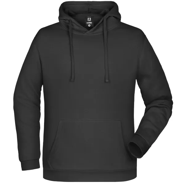  Hanorac pentru bărbați ALTISPORT NoPrint NP/ALM679NJ NEGRU 