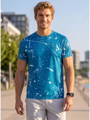 Tricou funcțional premium pentru bărbați ALTISPORT VOJ/ALM034TR01 KEROSENUL