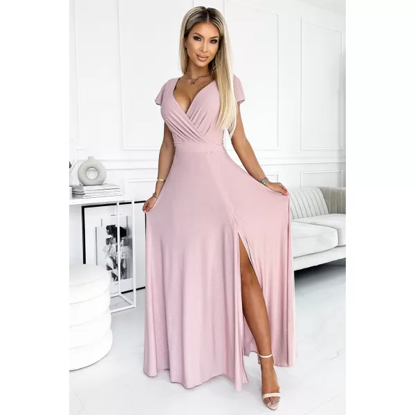  Rochie NUMOCO CRYSTAL 411-6 ROZ 