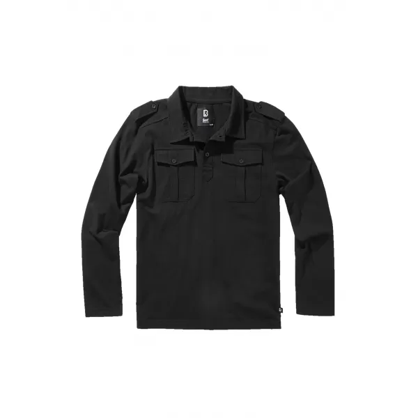  Cămaşă BRANDIT BD4203 NEGRU 
