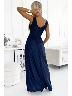 Rochie NUMOCO SUSAN 490-1 ALBASTRU