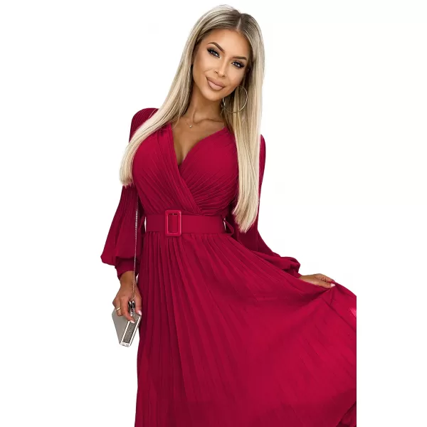  Rochie NUMOCO KLARA 414-9 ROŞU 