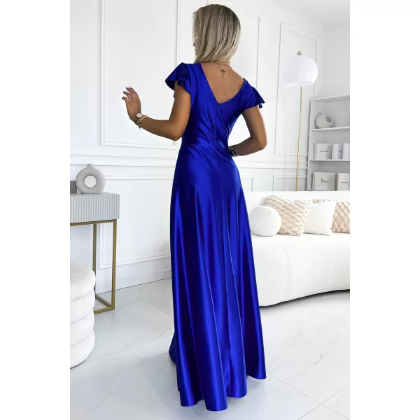  Rochie NUMOCO CRYSTAL 411-11 ALBASTRU 