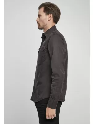Cămaşă BRANDIT LUIS VINTAGE BD4023 NEGRU