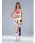 Jambiere funcționale lungi premium de damă ALTISPORT VOJ/ALW042LEG01 ALB