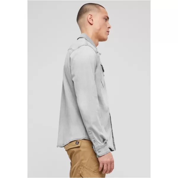  Cămaşă BRANDIT RILEY DENIM BD4020 GRI 