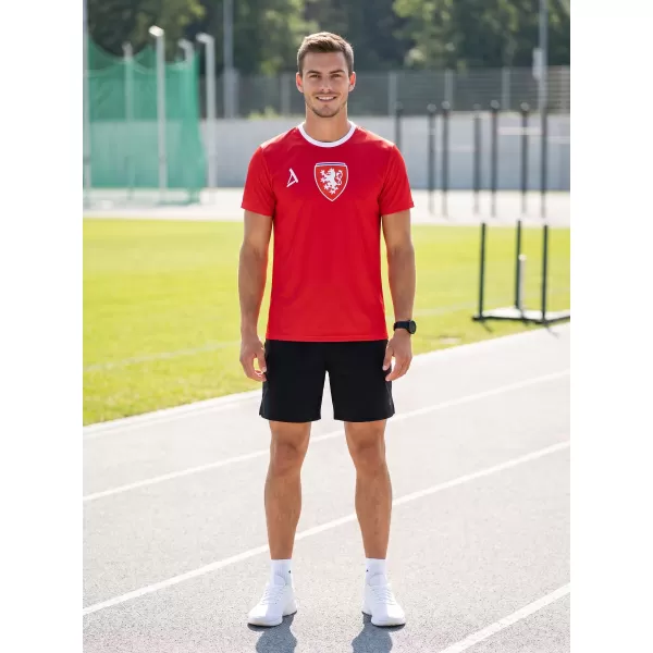  Tricou funcțional premium pentru bărbați ALTISPORT VOJ/ALM040TR01 ROȘU 