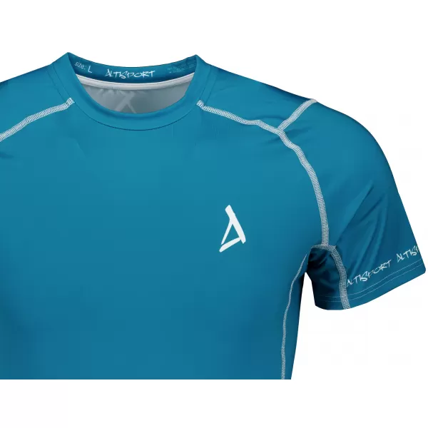  Tricou de compresie funcțional premium cu mâneci scurte pentru bărbați ALTISPORT VOJ/ALM000TR04 ROȘU 