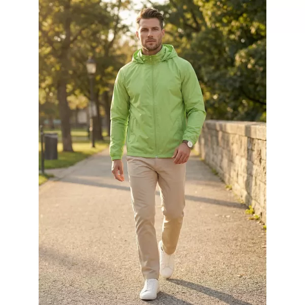  Jachetă pentru bărbați ALTISPORT NoPrint NP/ALM2311NJ VERDE DE PRIMĂVARĂ 