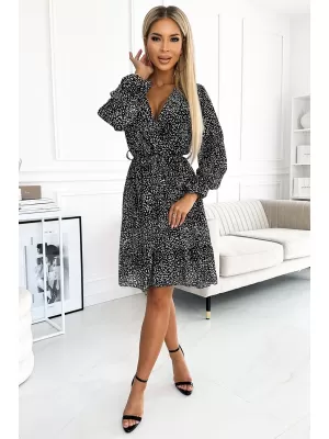 Rochie NUMOCO 506-1 NEGRU