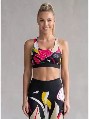Sutien sport premium pentru femei ALTISPORT VOJ/ALW042POD01 NEGRU