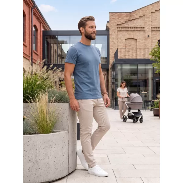  Tricou pentru bărbați ALTISPORT NoPrint NP/ALM921 DENIM 