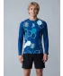 Tricou de compresie funcțional premium pentru bărbați ALTISPORT VOJ/ALM037TR03 ALBASTRU MARIN