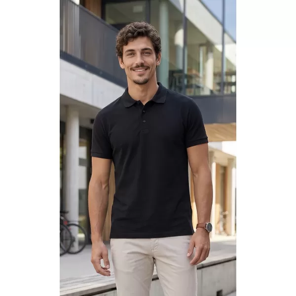  Tricou pentru bărbați cu guler ALTISPORT NoPrint NP/ALM302 GRI ABANOS 