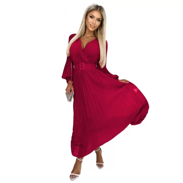  Rochie NUMOCO KLARA 414-9 ROŞU 